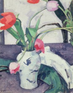 Natürmort: Çin Vazosunda Laleler, 1924